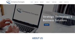 Desktop Screenshot of immersiveconcepts.com